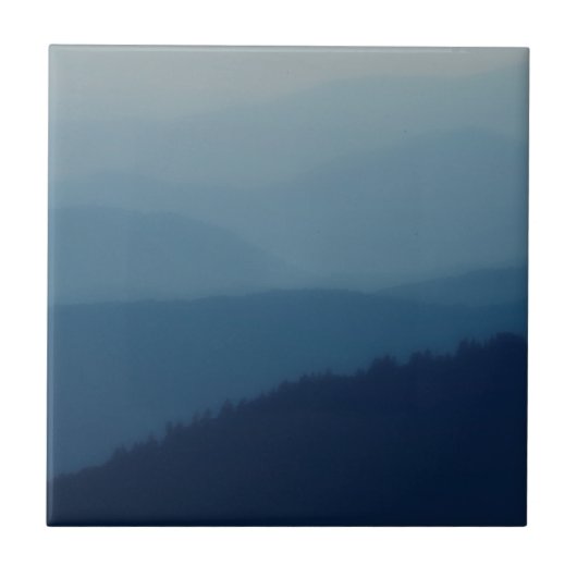 Blauwe lagen tegeltje (Voorkant)