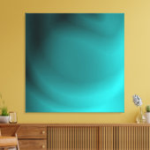 Blauwe lagune canvas afdruk (Insitu (Woonkamer))