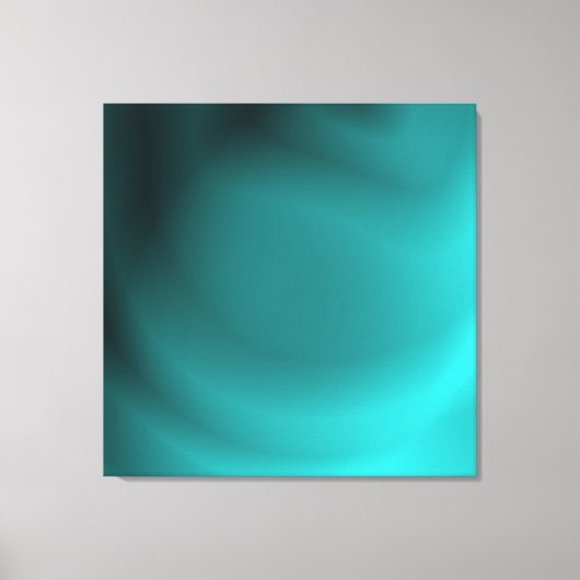 Blauwe lagune canvas afdruk (Voorkant)