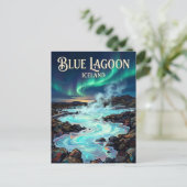 Blauwe Lagune IJsland Briefkaart (Staand voorkant)