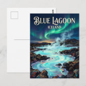 Blauwe Lagune IJsland Briefkaart (Voorkant / Achterkant)