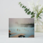 Blauwe lagune, IJsland Briefkaart (Staand voorkant)