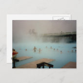 Blauwe lagune, IJsland Briefkaart (Voorkant / Achterkant)