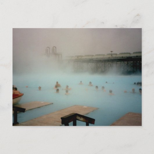 Blauwe lagune, IJsland Briefkaart (Voorkant)