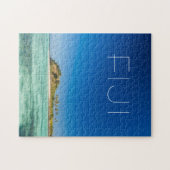 Blauwe Lagune Landschap, Fiji Legpuzzel (Horizontaal)