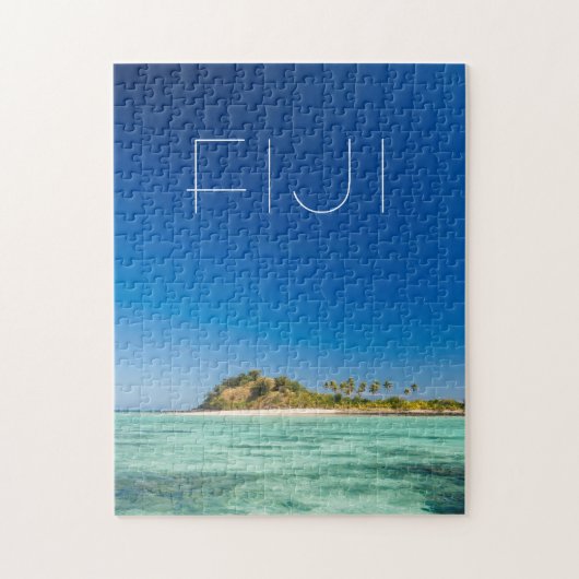 Blauwe Lagune Landschap, Fiji Legpuzzel (Verticaal)
