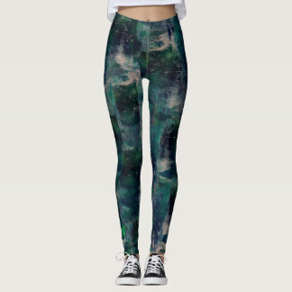 Blauwe lagune leggings