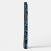 Blauwe Lagune Middernacht Klinker Patchwork Terraz Case-Mate iPhone Case (Achterkant / Rechts)