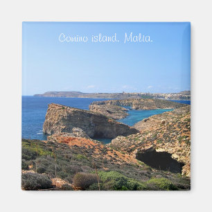 Blauwe Lagune op Comino eiland in Malta Magneet