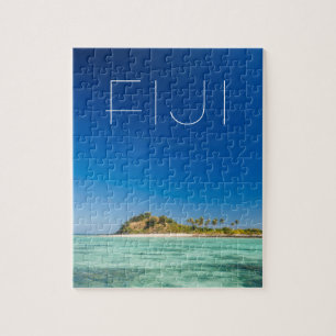 Blauwe Lagune Zeegezicht, Fiji Legpuzzel