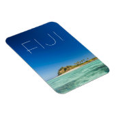 Blauwe Lagune Zeegezicht, Fiji Magneet (Rechterzijde)