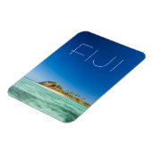 Blauwe Lagune Zeegezicht, Fiji Magneet (Linkerzijde)