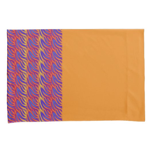 Blauwe lammeren kussensloop (Voorkant-Rechts)