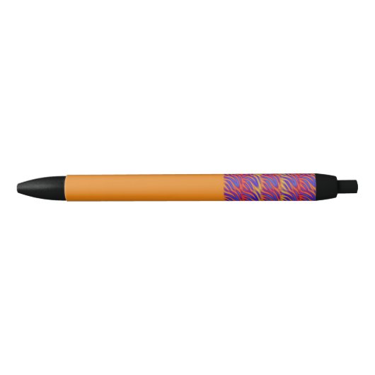 Blauwe lammeren zwarte inkt pen (Voorkant)