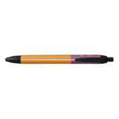 Blauwe lammeren zwarte inkt pen (Achterkant)