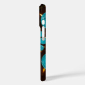 Blauwe lampjes Case-Mate iPhone case (Achterkant / Links)