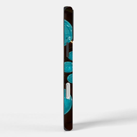 Blauwe lampjes Case-Mate iPhone case (Achterkant / Rechts)