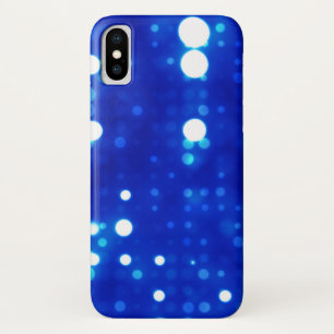 Blauwe lamppolaire dot Pattern Case-Mate iPhone Case