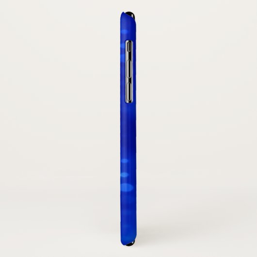 Blauwe lamppolaire dot Pattern Case-Mate iPhone Case (Achterkant/links)