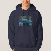 Blauwe Landschap Hoodie (Voorkant)