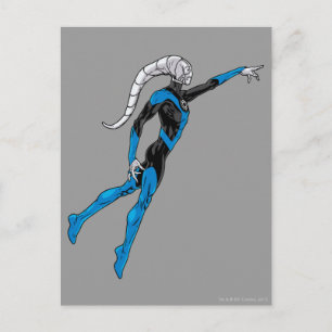 Blauwe lantaarn 10 briefkaart