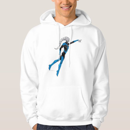 Blauwe lantaarn 10 hoodie (Voorkant)