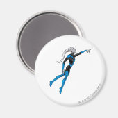 Blauwe lantaarn 10 magneet (Voorkant / Achterkant)