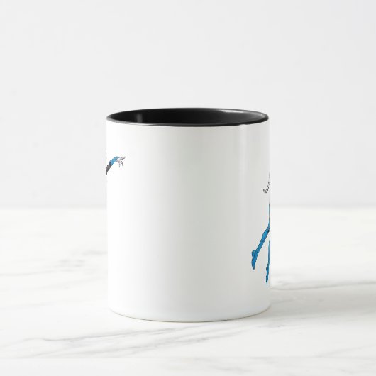 Blauwe lantaarn 10 mok (Midden)