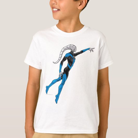 Blauwe lantaarn 10 t-shirt (Voorkant)