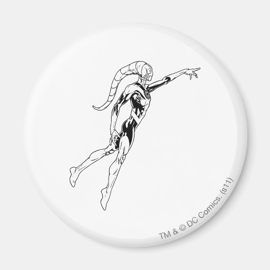 Blauwe lantaarn 11 magneet (Voorkant)