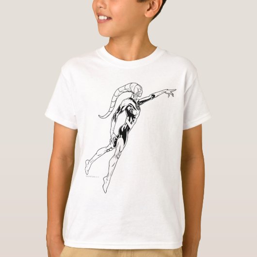 Blauwe lantaarn 11 t-shirt (Voorkant)