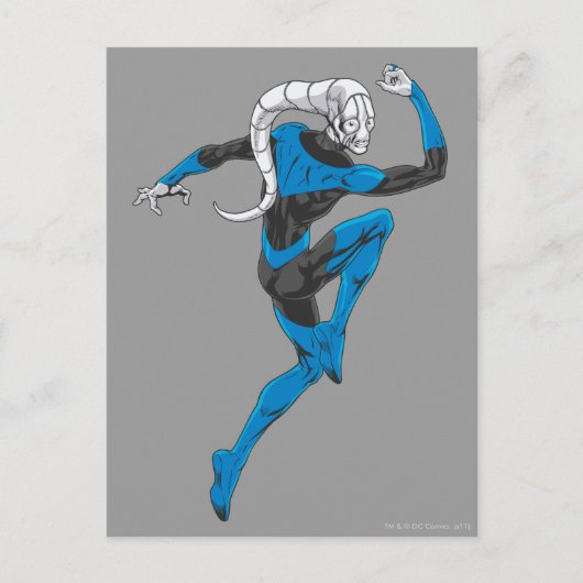 Blauwe Lantaarn 1 Briefkaart (Voorkant)