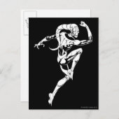 Blauwe lantaarn 3 briefkaart (Voorkant / Achterkant)