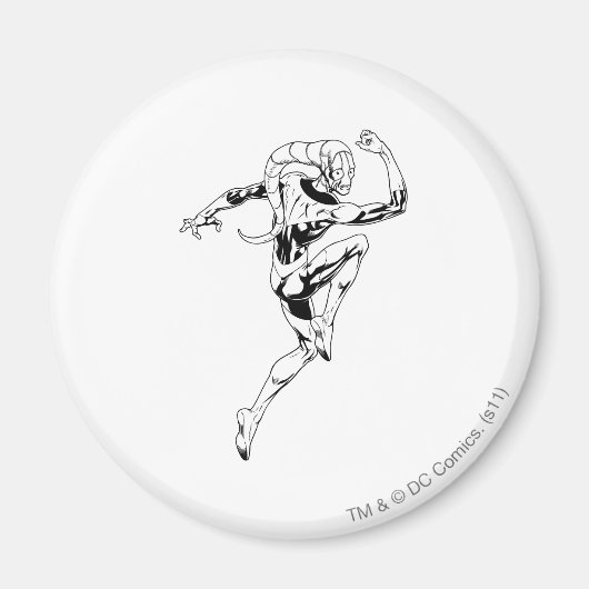 Blauwe lantaarn 3 magneet (Voorkant)