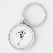 Blauwe lantaarn 3 sleutelhanger (Voorkant)