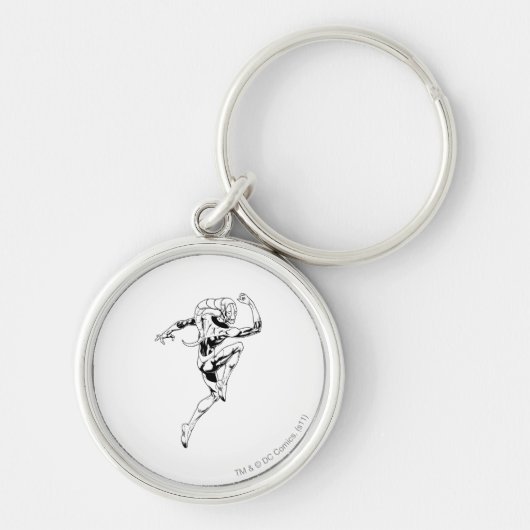 Blauwe lantaarn 3 sleutelhanger (Voorkant)