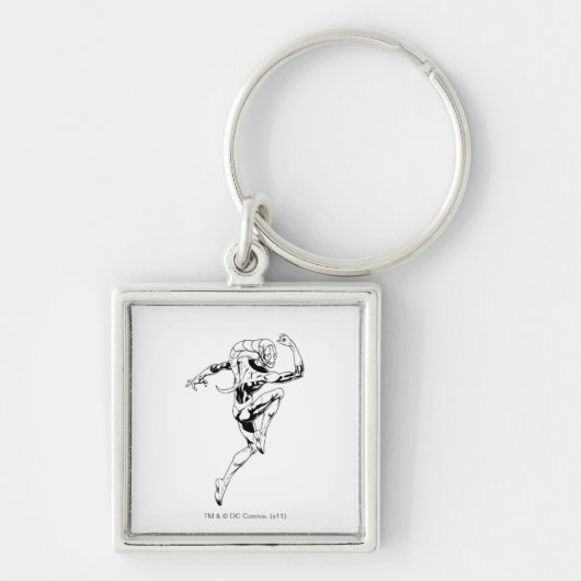 Blauwe lantaarn 3 sleutelhanger (Voorkant)