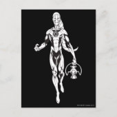 Blauwe lantaarn 6 briefkaart (Voorkant)