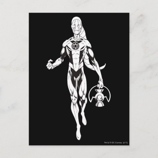 Blauwe lantaarn 6 briefkaart (Voorkant)