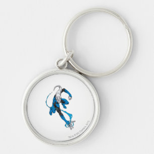 Blauwe lantaarn 7 sleutelhanger