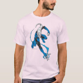 Blauwe lantaarn 7 t-shirt (Voorkant)