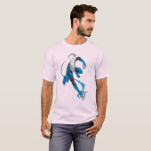 Blauwe lantaarn 7 t-shirt (Voorkant volledig)