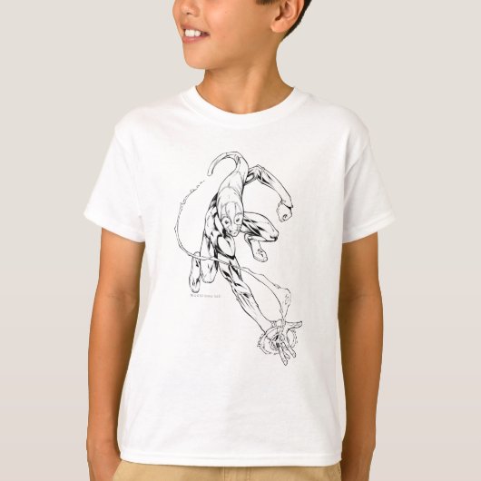 Blauwe lantaarn 9 t-shirt (Voorkant)