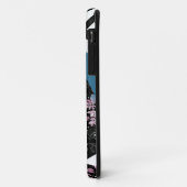 Blauwe lappendeken, populair, patchwork, folk, rus Case-Mate iPhone case (Achterkant/links)