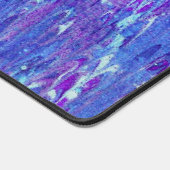 Blauwe lava uitstrijken bureaumat (Hoek)