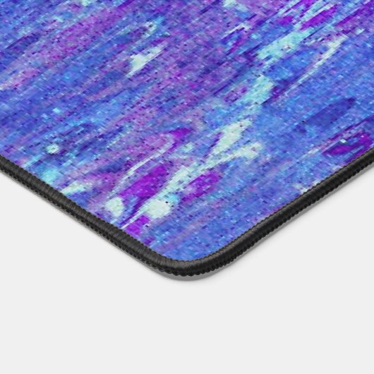Blauwe lava uitstrijken bureaumat (Hoek)