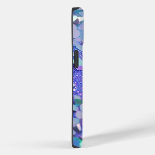 Blauwe Lavendel Mint Glitter iPhone Mate Stoer Hoe Case-Mate iPhone Case (Achterkant / Rechts)