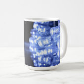 Blauwe LED-lampjes sluiten met lichtstraal Koffiemok (Voorkant rechts)