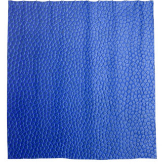 Blauwe lederhuid textuur douchegordijn