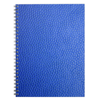 Blauwe lederhuid textuur notitieboek